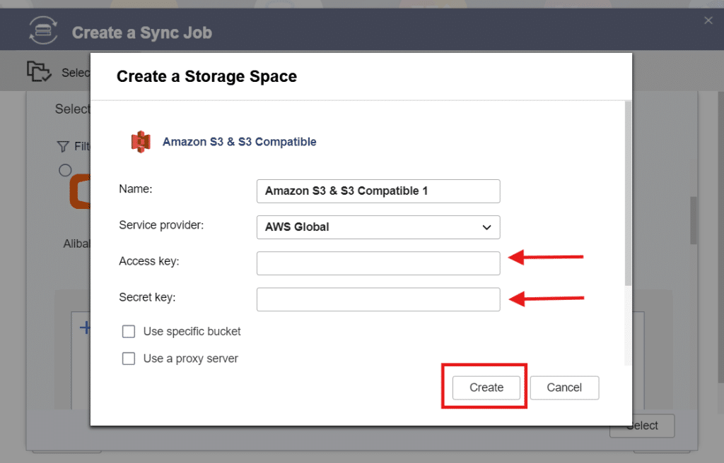 Provide IAM Access Jeys