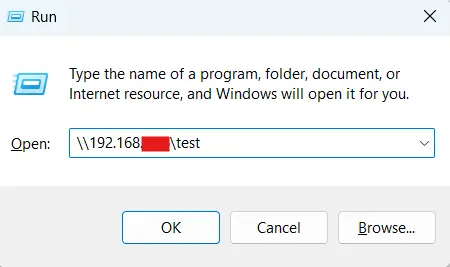 Open Shared Folder
