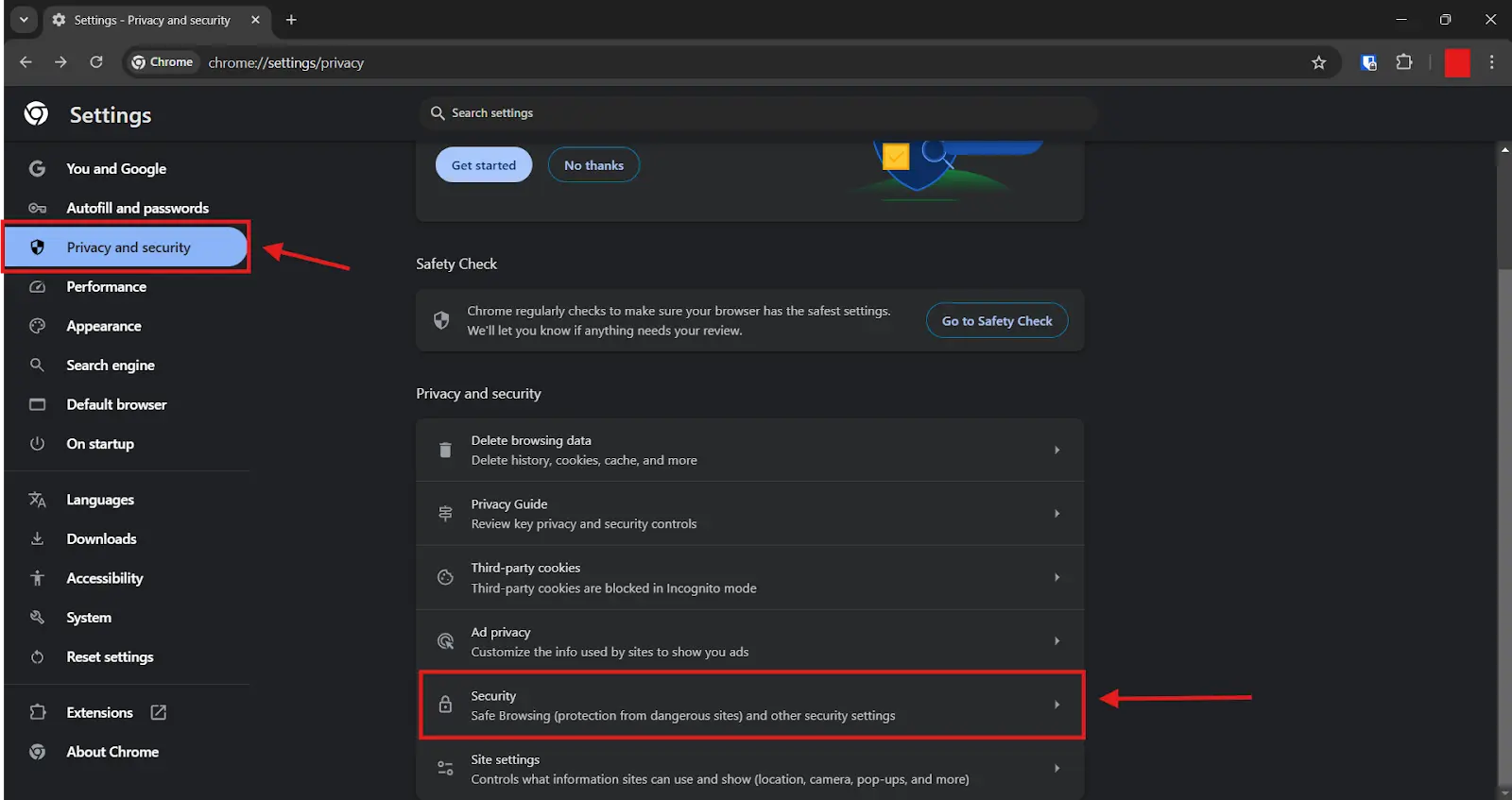 Chrome Security