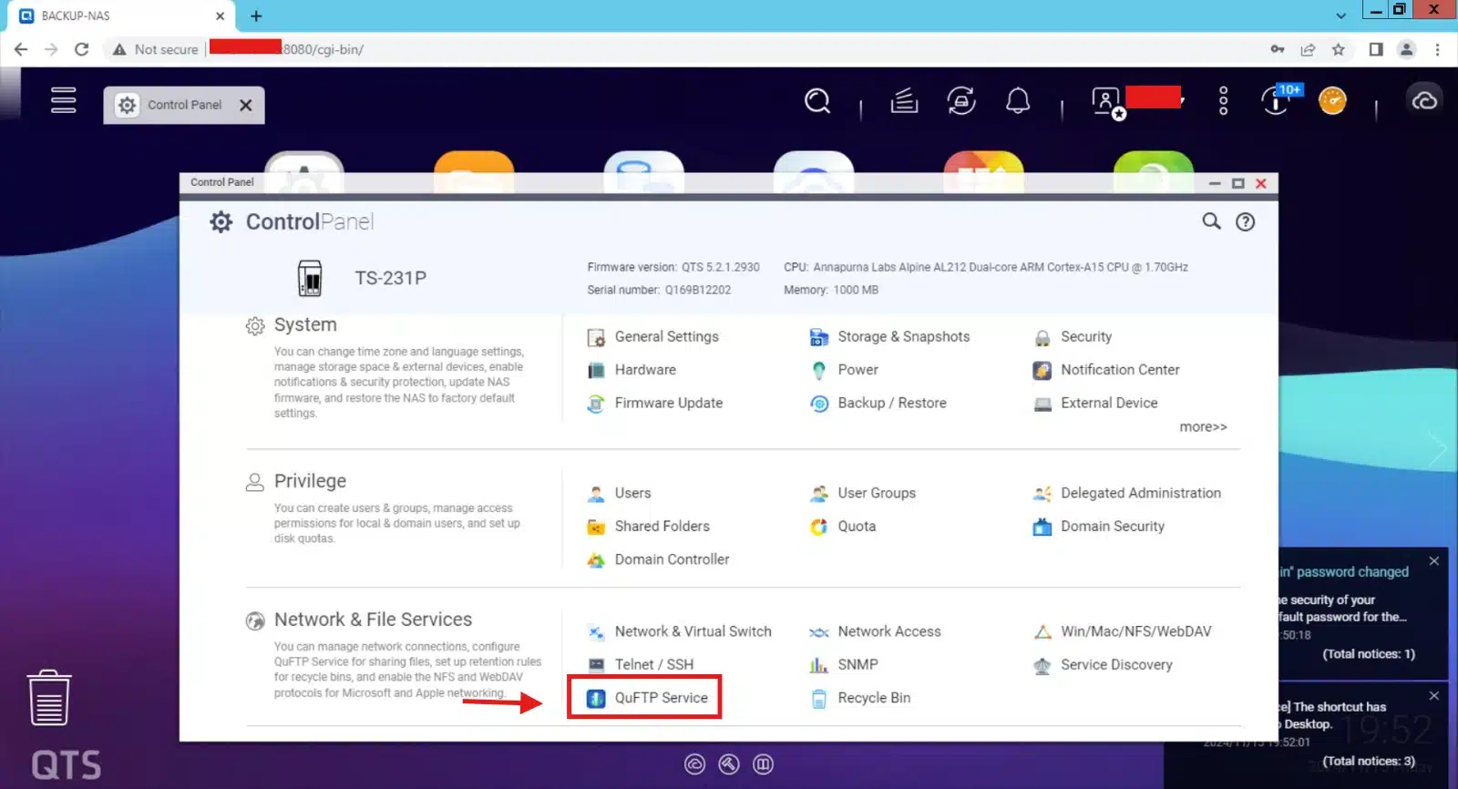 Remote NAS Login