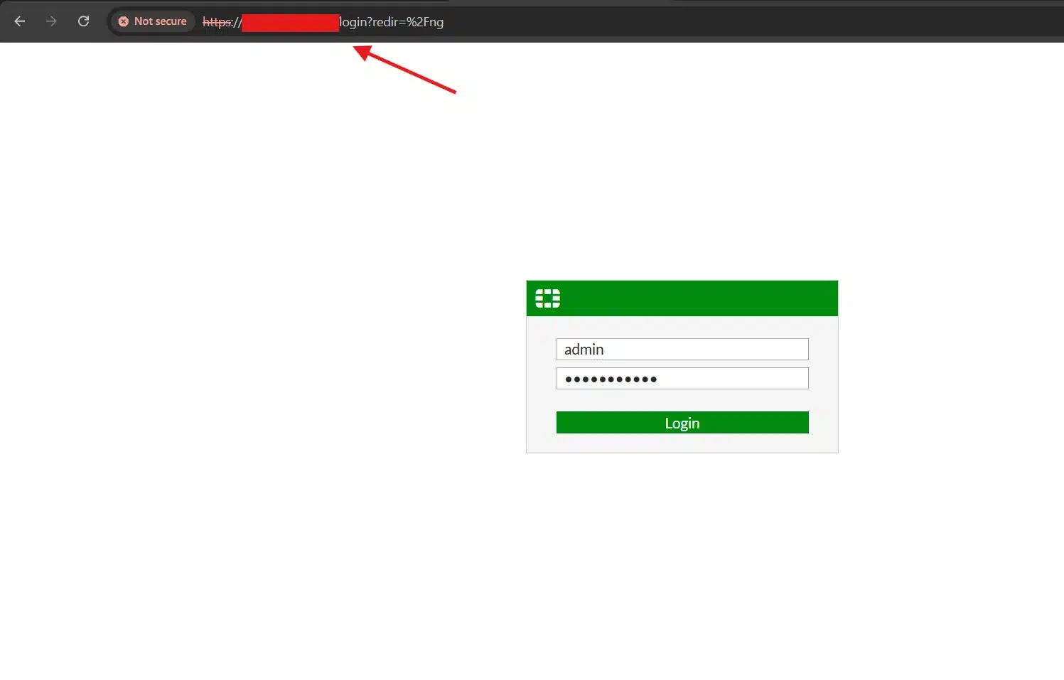Fortigate Firewall Login