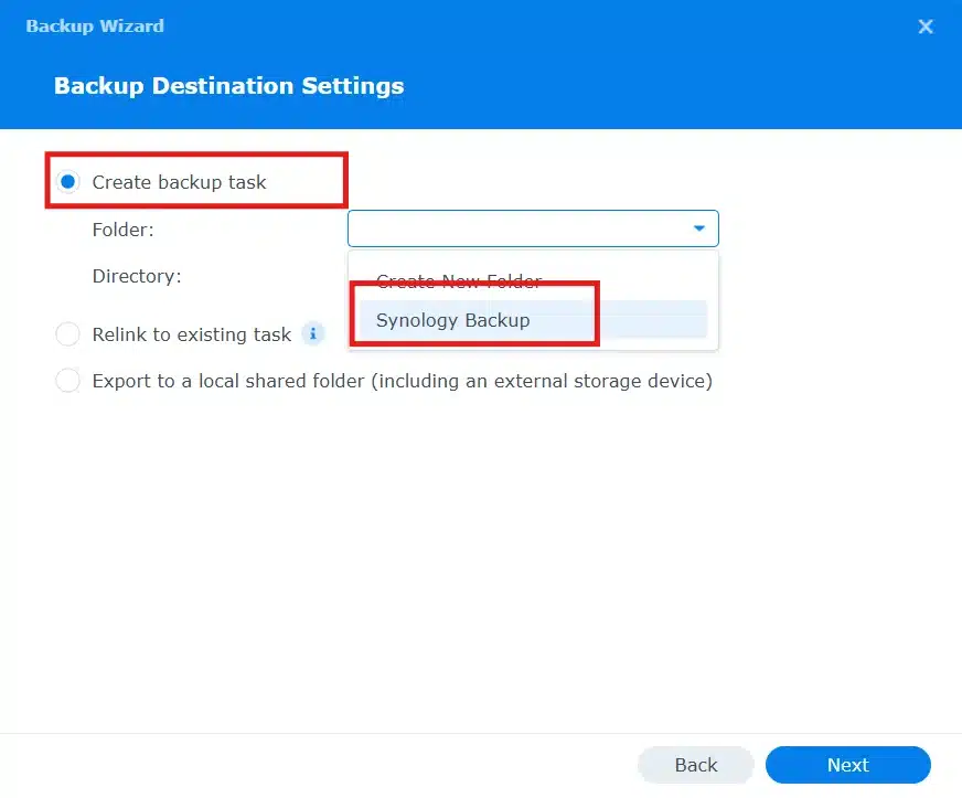Choosing Google Drive Folder