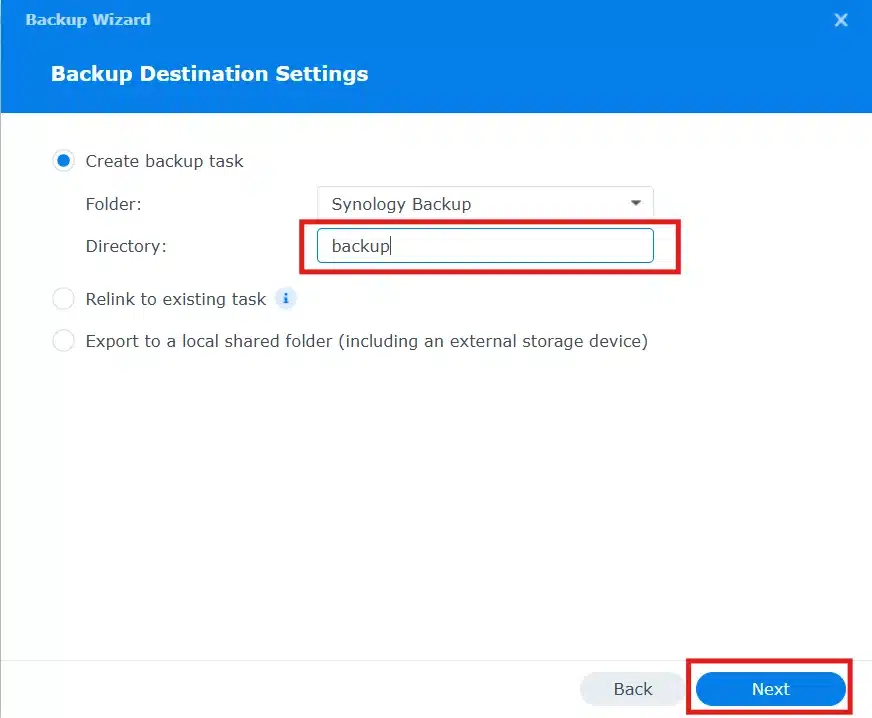 Choosing Google Drive Directory