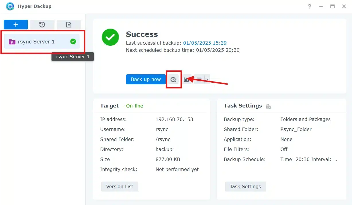 rsync backup